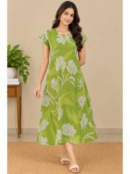 SILSELAH - Green Maxi Dress