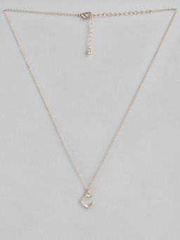 Twenty Dresses by Nykaa Fashion - Rhythms Of Alphabet C Necklace