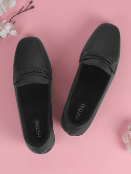 Metro - Women Black Loafers