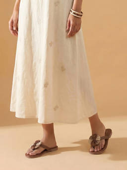 Metro - Women Brown Synthetic Casual Flats