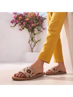 Metro - Women Beige Casual Flats