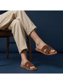 Mochi - Women Brown Casual Flats