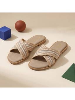 Metro - Women Beige Casual Flats