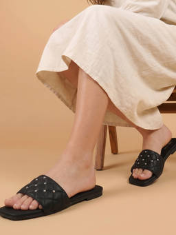 Metro - Women Black Casual Flats