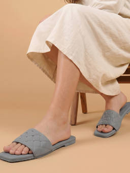 Metro - Women Grey Casual Flats