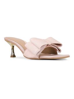 Inc.5 - Women Pink Party Wear Solid Square Toe Spool Heels