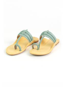 PREET KAUR - Women Green Flats