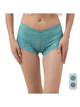 Da Intimo - Multi-Color Multi-Color Lace Mid Waist Boyshorts Panty (Pack of 2)