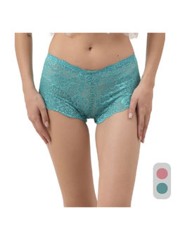 Da Intimo - Multi-Color Multi-Color Lace Mid Waist Boyshorts Panty (Pack of 2)