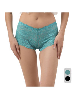 Da Intimo - Multi-Color Multi-Color Lace Mid Waist Boyshorts Panty (Pack of 2)