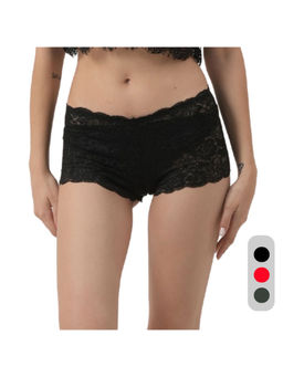 Da Intimo - Multi-Color Multi-Color Lace Mid Waist Boyshorts Panty (Pack of 3)
