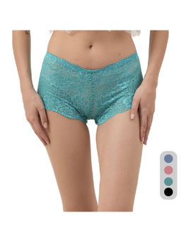 Da Intimo - Multi-Color Multi-Color Lace Mid Waist Boyshorts Panty (Pack of 4)