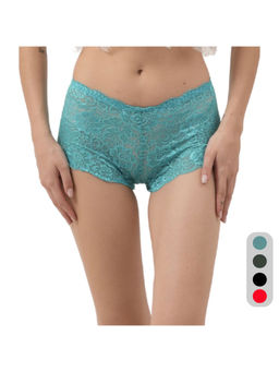 Da Intimo - Multi-Color Multi-Color Lace Mid Waist Boyshorts Panty (Pack of 4)