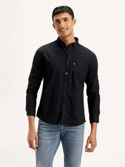 Levi's - Black Men's Solid Slim Fit Shirt