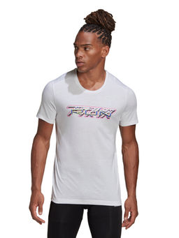 adidas - Edge Tee M White Running T-shirt