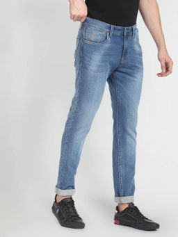 U.S. POLO ASSN. - Mid Rise Brandon Slim Tapered Fit Jeans