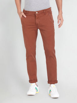 U.S. POLO ASSN. - Brandon Slim Tapered Fit Rust Jeans
