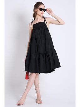 French Theory - Summer Flared Dress - Black
