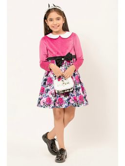 One Friday - Enchanted Rose Pink Knee Length Dress