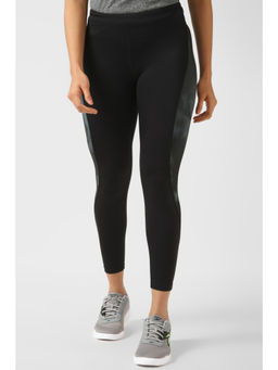 Reebok - Womens Running AOP Tights Black & Grey