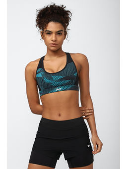 Reebok - Womens TS Hero Racer JAQ GEO Sports Bra Teal