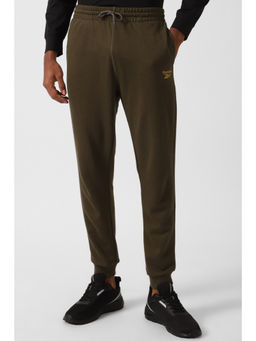 Reebok - Mens RI FT Left Leg Joggers Brown