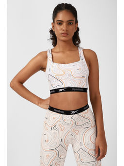 Reebok - Women YG AOP Sports Bra Off White