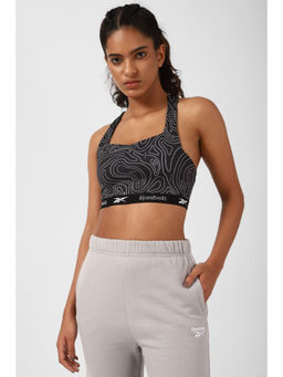 Reebok - Women YG AOP Sports Bra Black