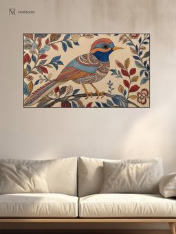 Nestroots - Elegant Canvas Art Series Collection Printed Wall Painting Black Floating Frame