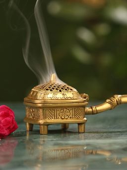 Revive Home - Brass Elegance Dhoop Dani