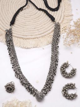 Teejh - by Joker and Witch Teji Silver Oxidised Jewelry Gift Set