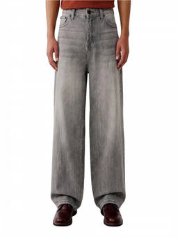 True Religion - Grey Oversized Jeans