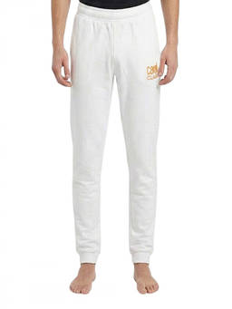 Cavalli Class - White Logo Print Joggers