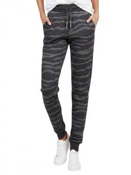 Cavalli Class - Black Lined Sporty Logo Track Pant