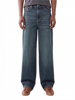 True Religion - Blue Oversized Jeans