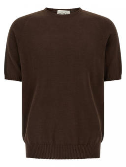 Ma'ry'ya - Brown Cotton Sweater (2XL)