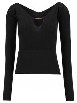JACQUEMUS - Black Long Sleeve Sweater (L)