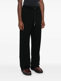 OFF-WHITE - Black Elasticated Drawstring Track Pant