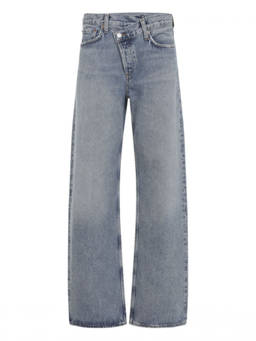 AGOLDE - Light Grey Straight Fit Jeans