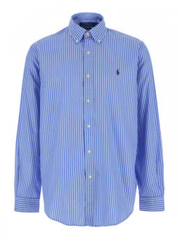 POLO RALPH LAUREN - Blue Stripes Logo Shirt