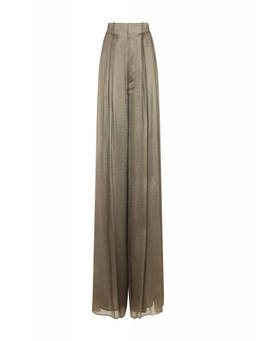 Ralph Lauren Collection - Taupe Relaxed Pleated Pant