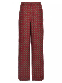 Moschino - Maroon Patterned Pant