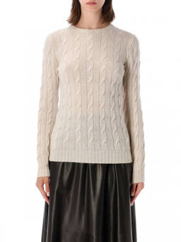 Ralph Lauren Collection - Off White Knitted Crew Neck Sweater