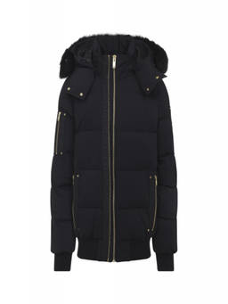 Moose Knuckles - Black Hooded Jacket