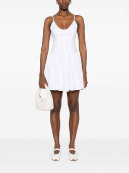 Staud - White Dena Mini Dress (L)