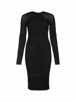 Elisabetta Franchi - Black Draped Dress (L)