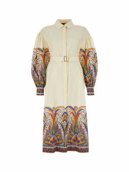 Etro - Beige Printed Shirt Dress (S)