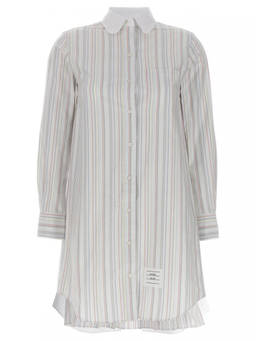 Thom Browne - Multicolour Striped Shirt Dress
