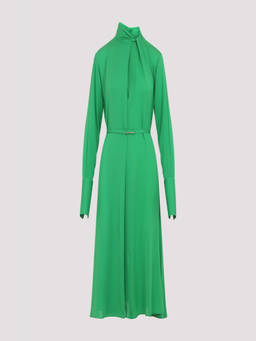 Tom Ford - Green Belted Midi Dress