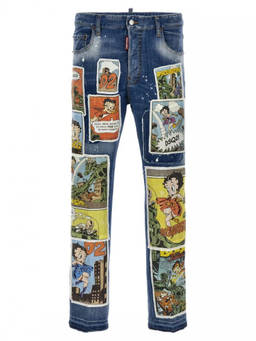 Dsquared2 - Multicolour Patchwork Jeans